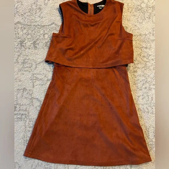 open lace back dress Sun's Out Mini Dress Orange - US 8 main image 1